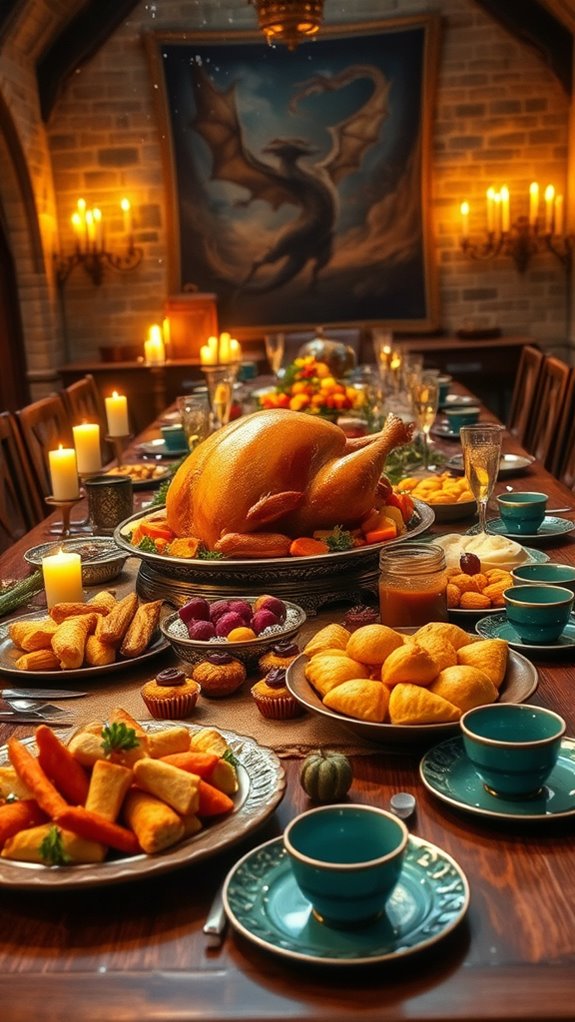 magical harry potter feast