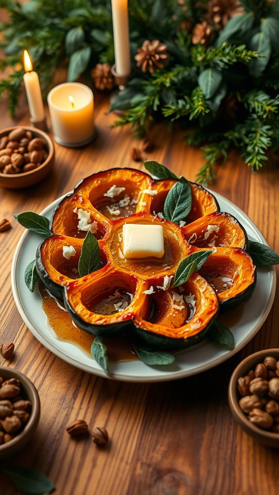 maple acorn squash side dish