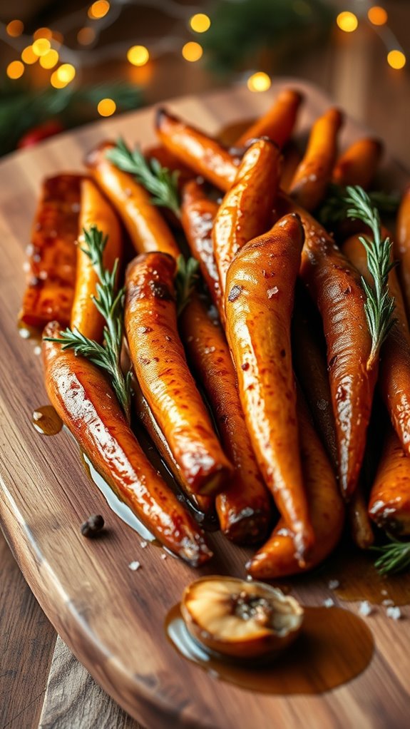 maple balsamic glazed parsnips recipe