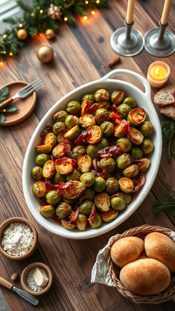 maple bourbon brussels sprouts recipe