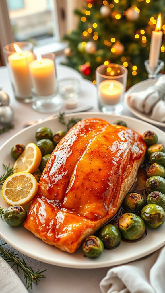 maple glazed salmon recipe