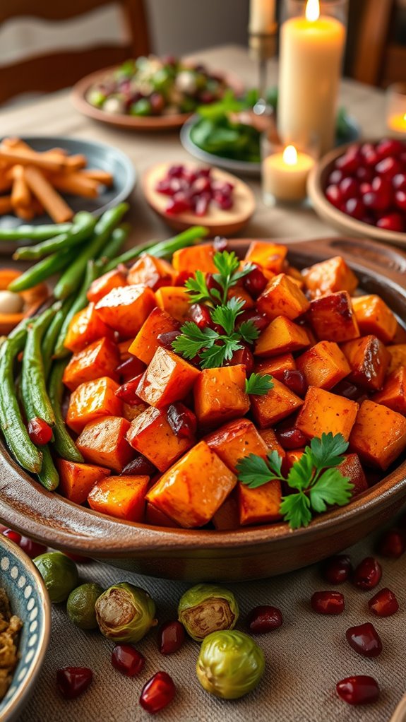 maple glazed sweet potatoes recipe