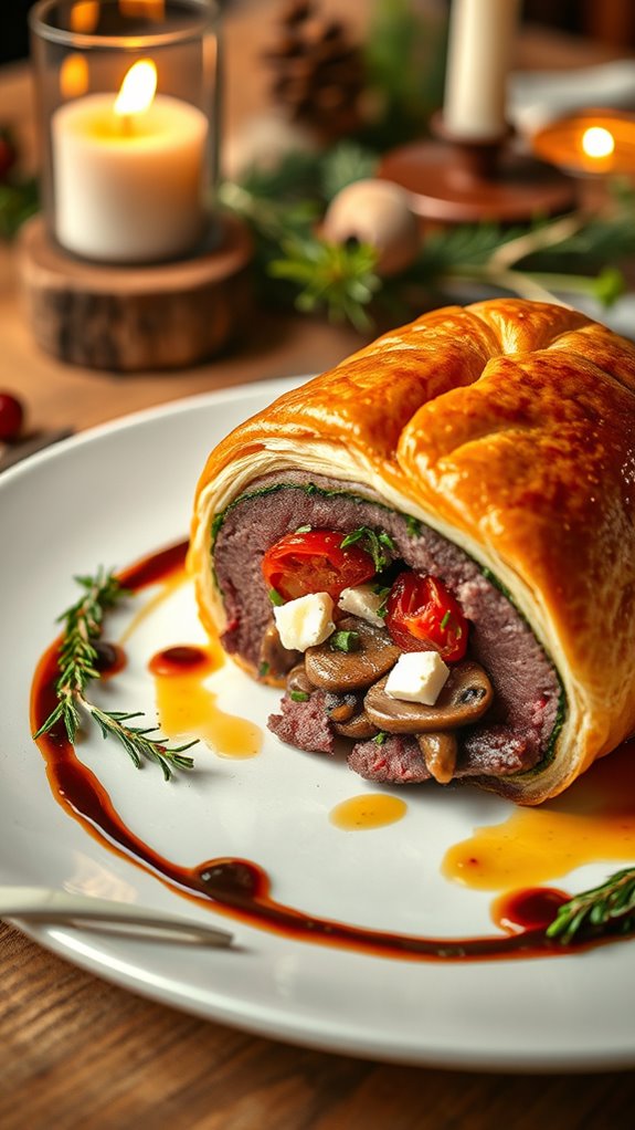 mediterranean beef pastry delight