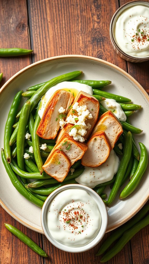 mediterranean chicken and green beans