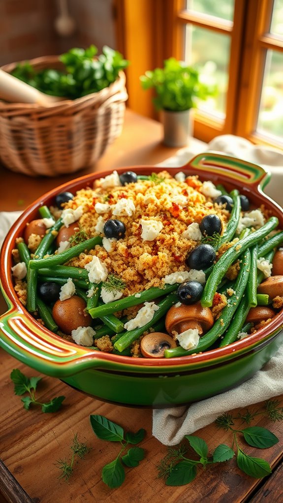 mediterranean green bean casserole