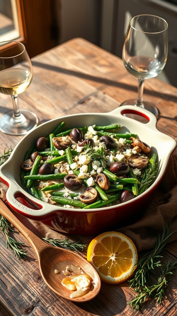 mediterranean green bean casserole