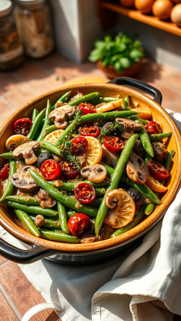 mediterranean green bean casserole