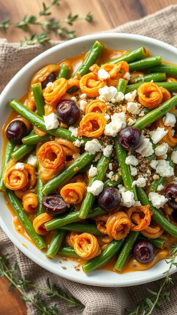 mediterranean green bean casserole