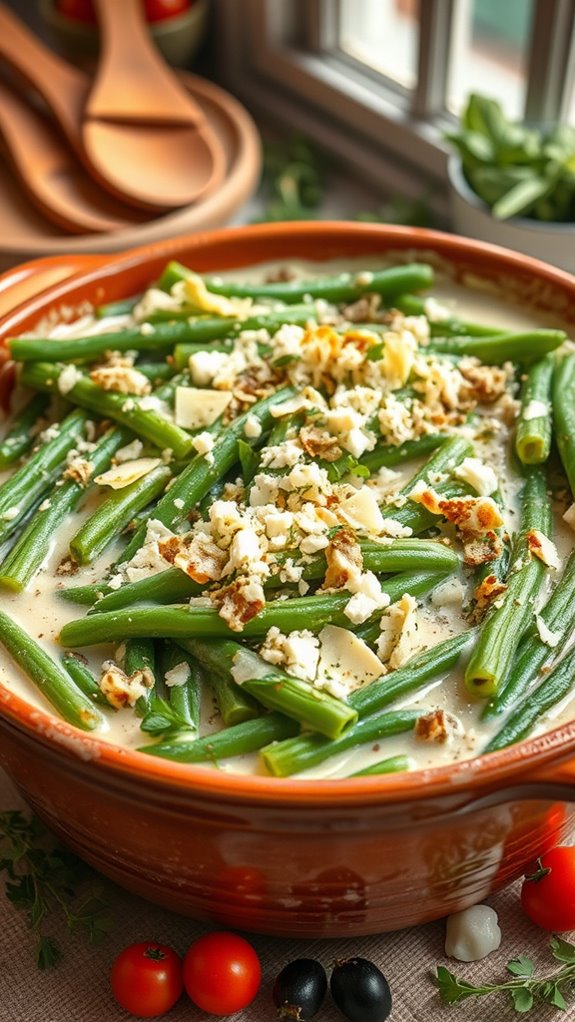 mediterranean green bean casserole
