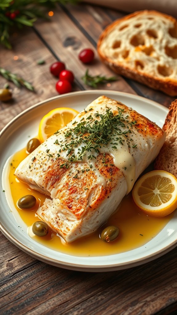 mediterranean herb crusted monkfish recipe