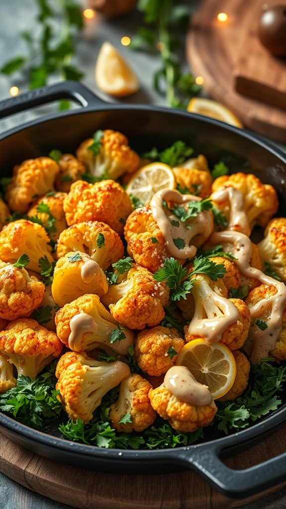 mediterranean roasted cauliflower recipe