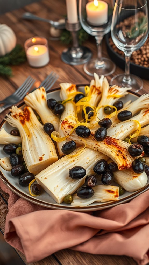 mediterranean roasted fennel dish