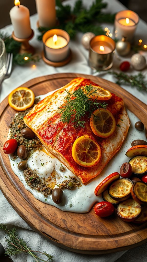 mediterranean snapper with tapenade