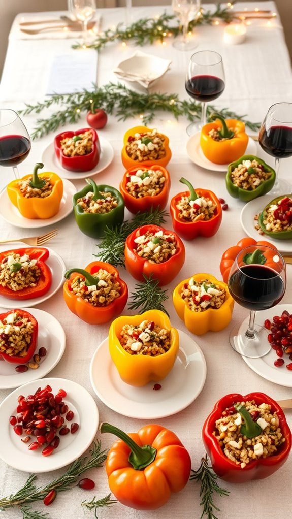 mediterranean stuffed bell peppers