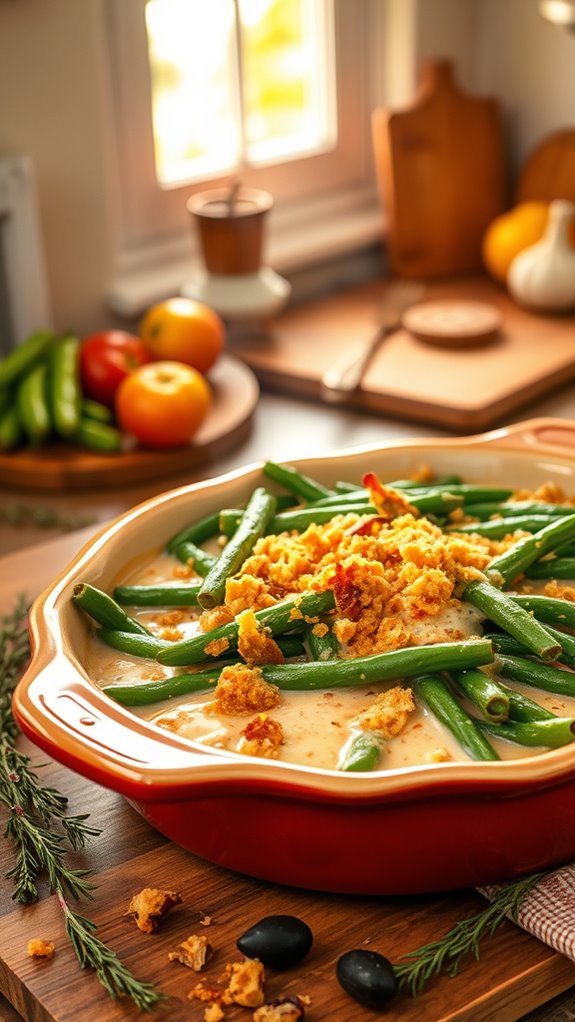 mediterranean style green bean casserole