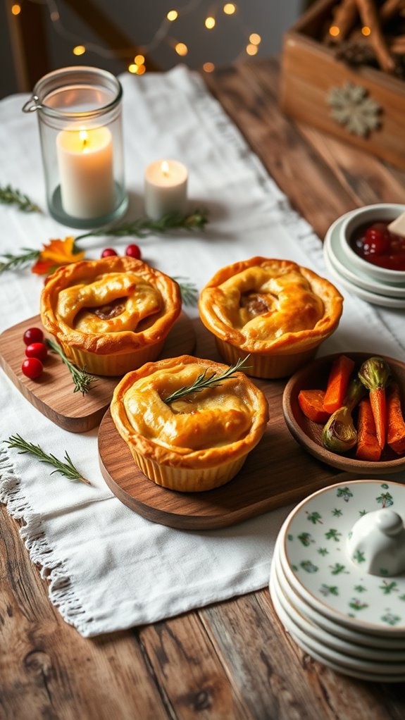 mini savory meat pies