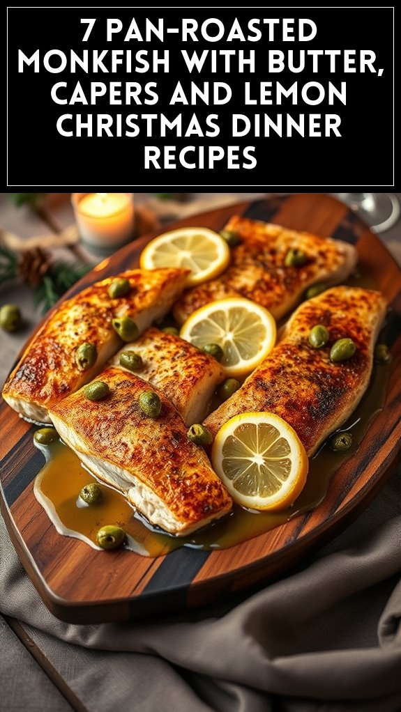 monkfish with butter sauce