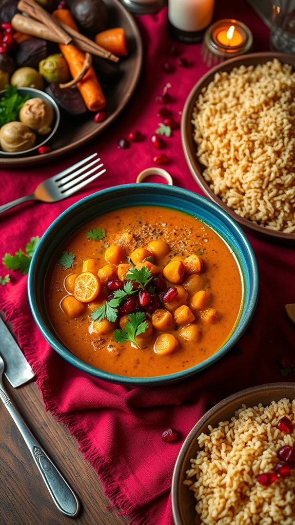 moroccan spiced coconut curry