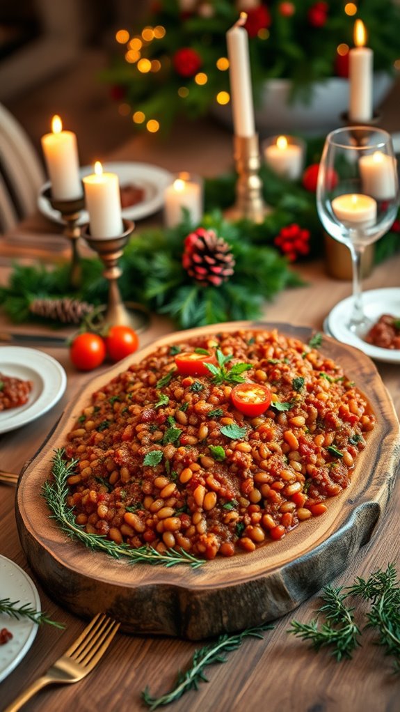 mushroom lentil bolognese recipe