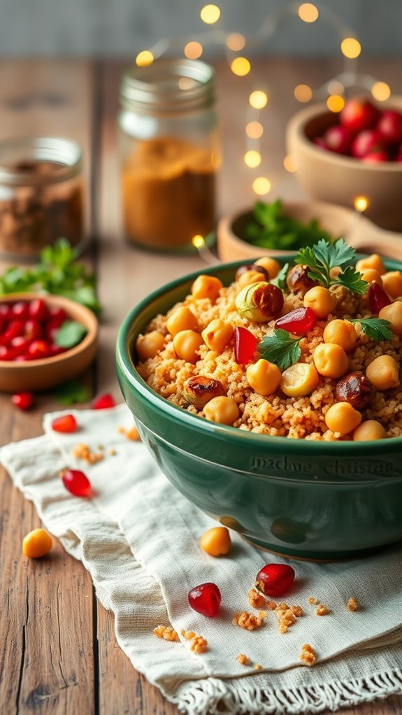 nutritious spiced quinoa bowl