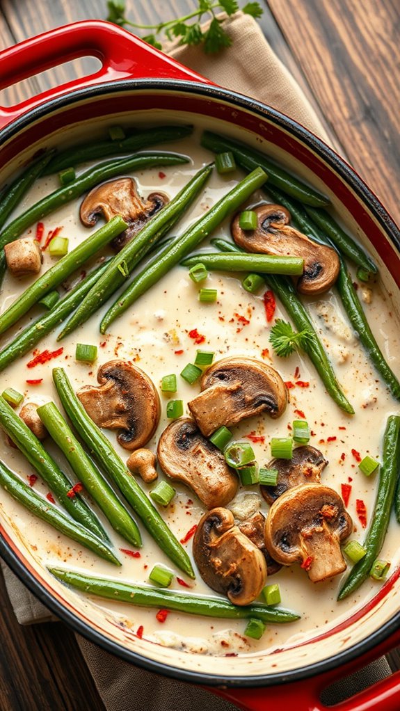 one pan cajun green beans