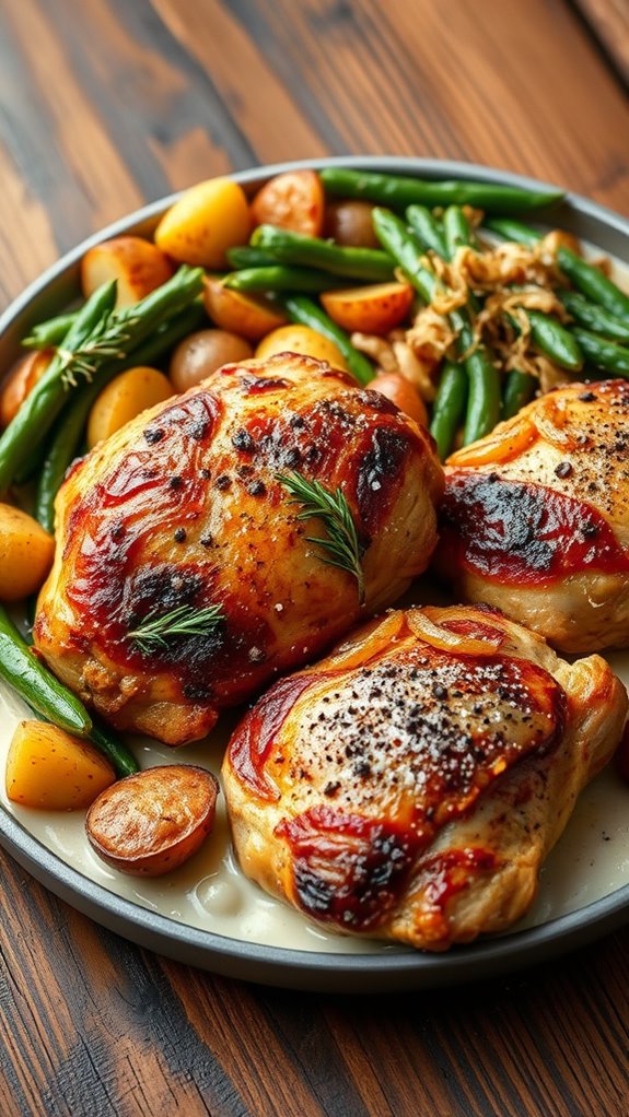 one pan chicken dinner