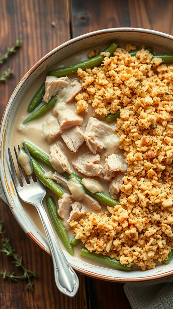 one pan turkey casserole delight