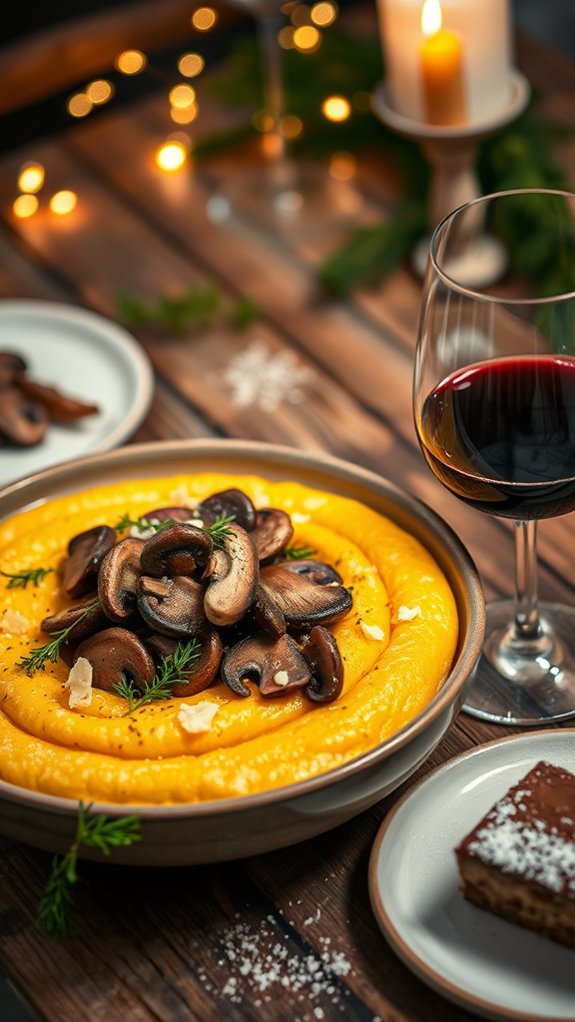 pairing wine with polenta