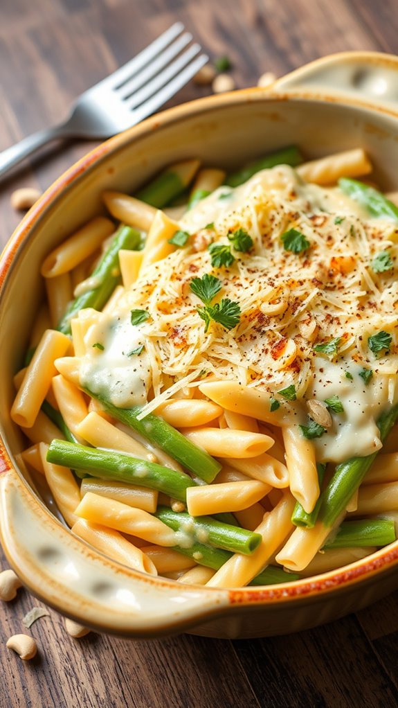 penne green bean casserole