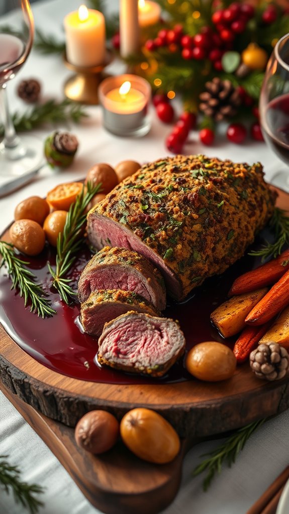 perfectly herb crusted tenderloin recipe