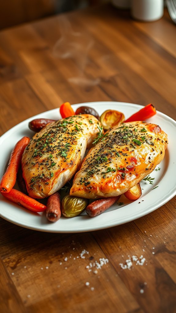 perfectly roasted seasonal vegetables