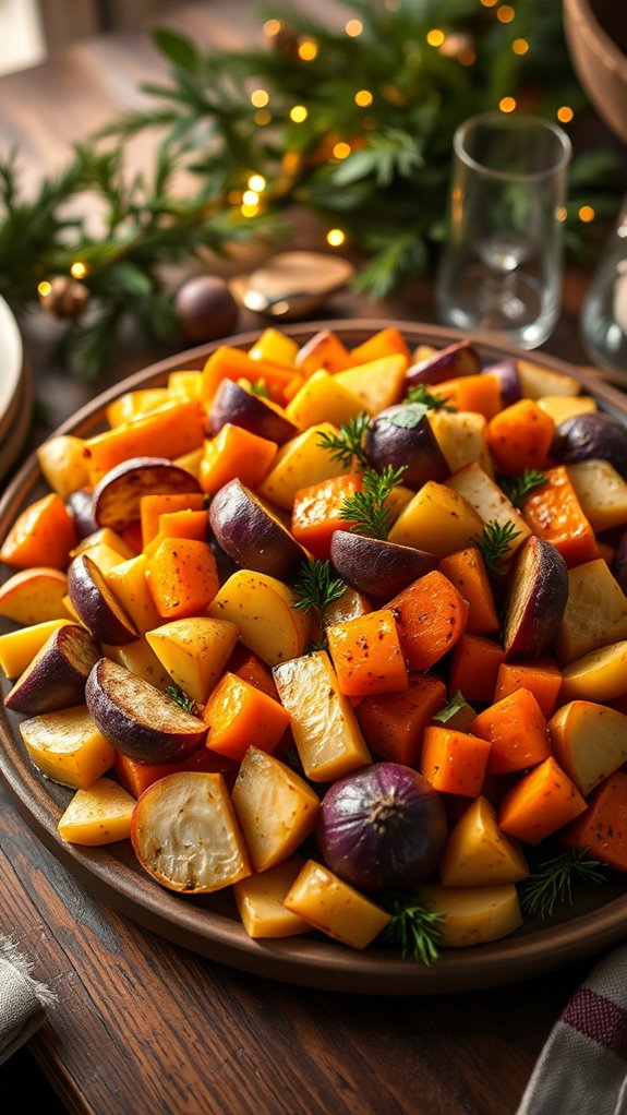 perfectly roasted sweet rutabagas