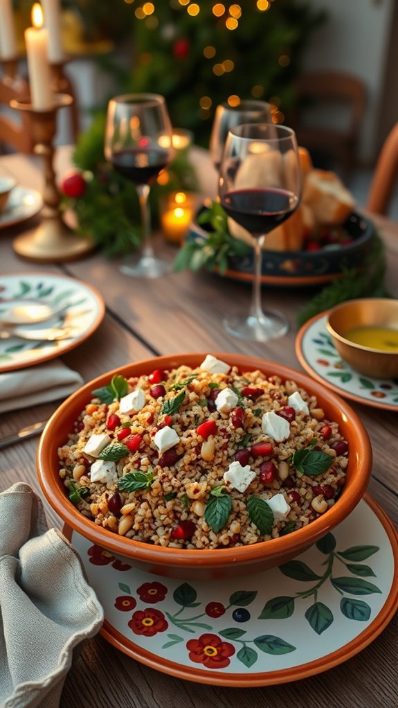 quinoa salad with herbs
