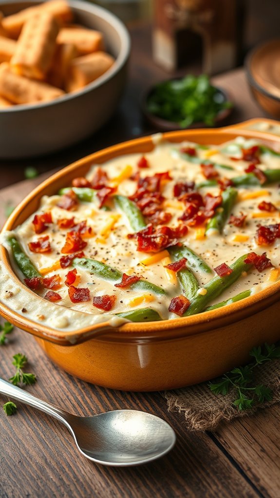 ranch veggie green bean bake