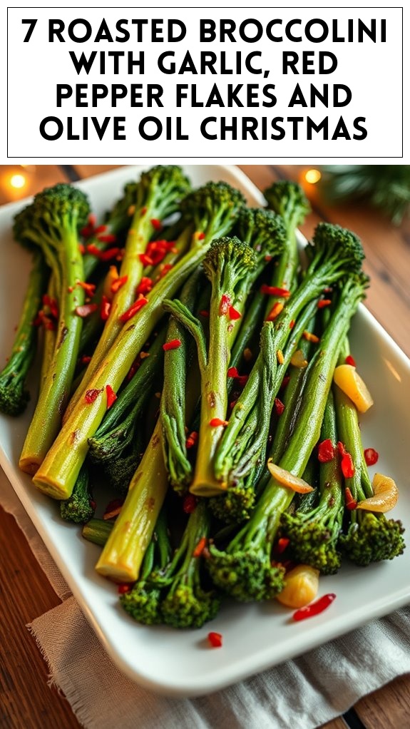 roasted broccolini for christmas