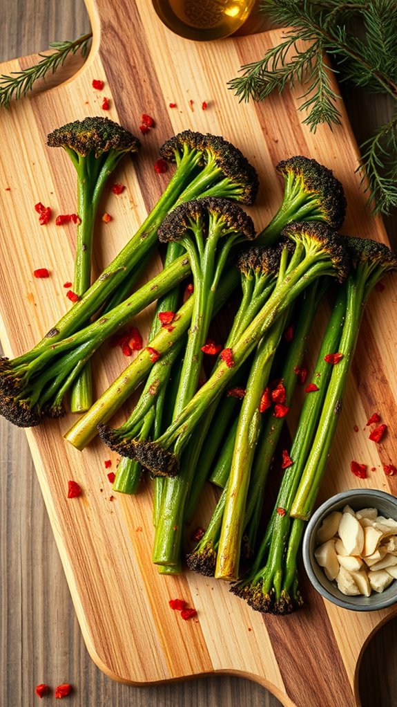 roasted broccolini made ahead