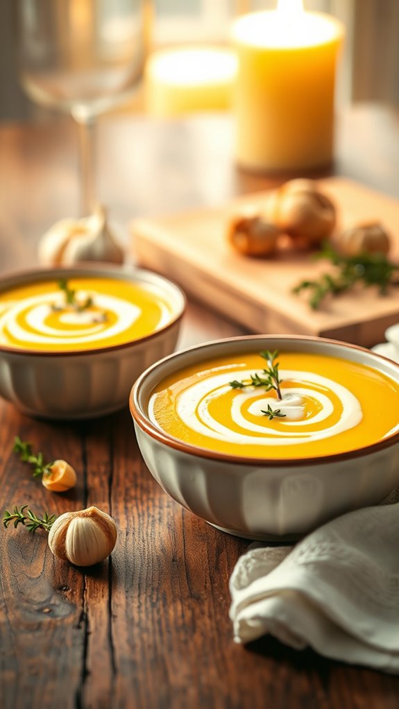 roasted garlic potato leek soup