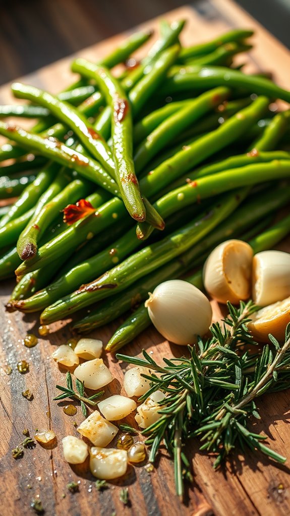 roasted green beans recipe