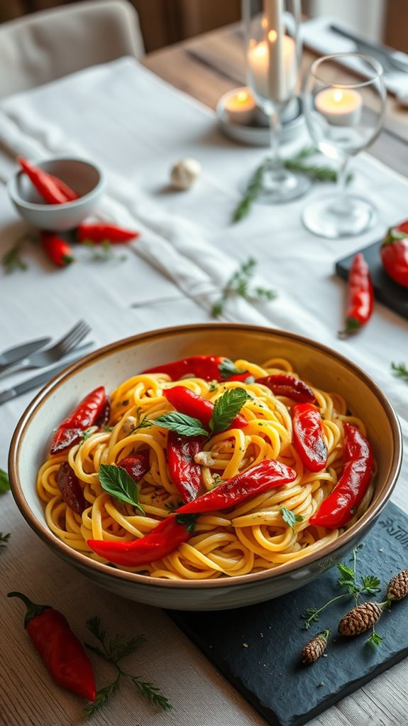 roasted red pepper pasta
