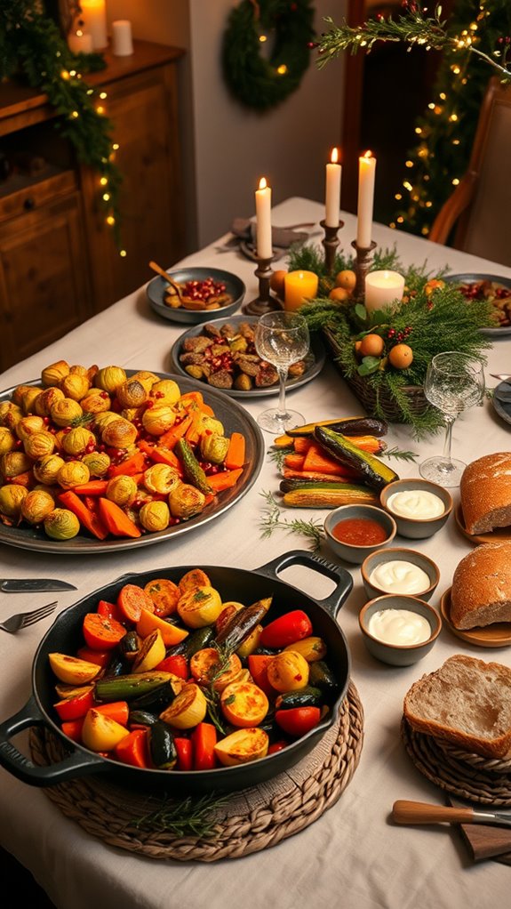 roasted seasonal vegetable medley