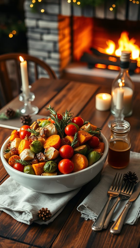 roasted vegetable salad recipe