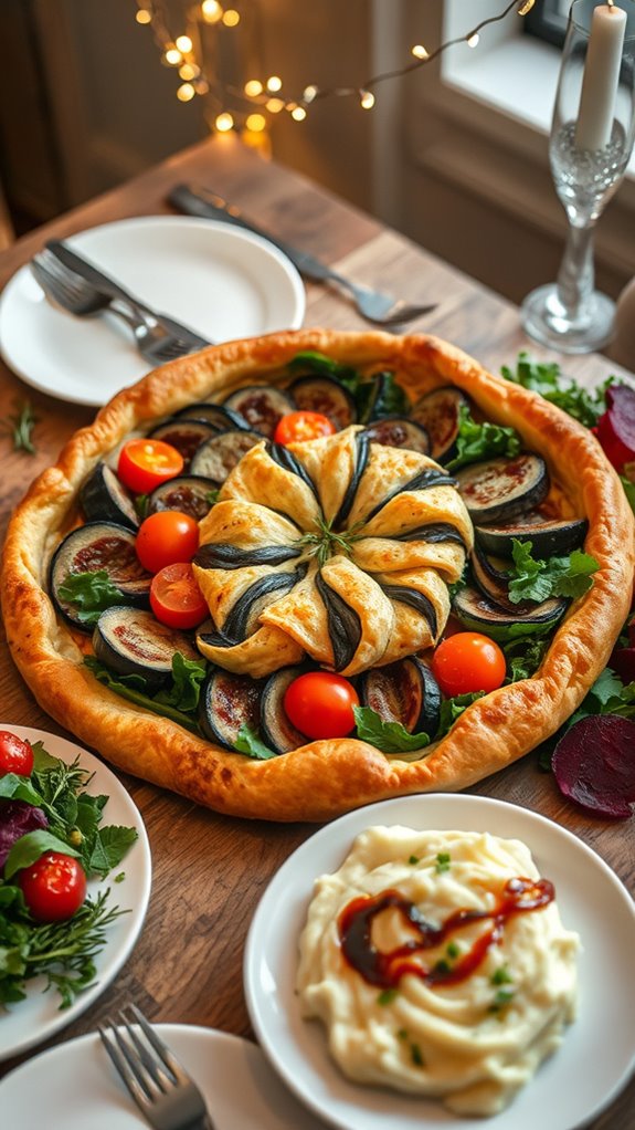 roasted vegetable tart recipe