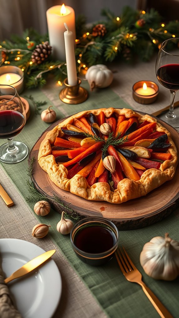 roasted vegetable tart recipe