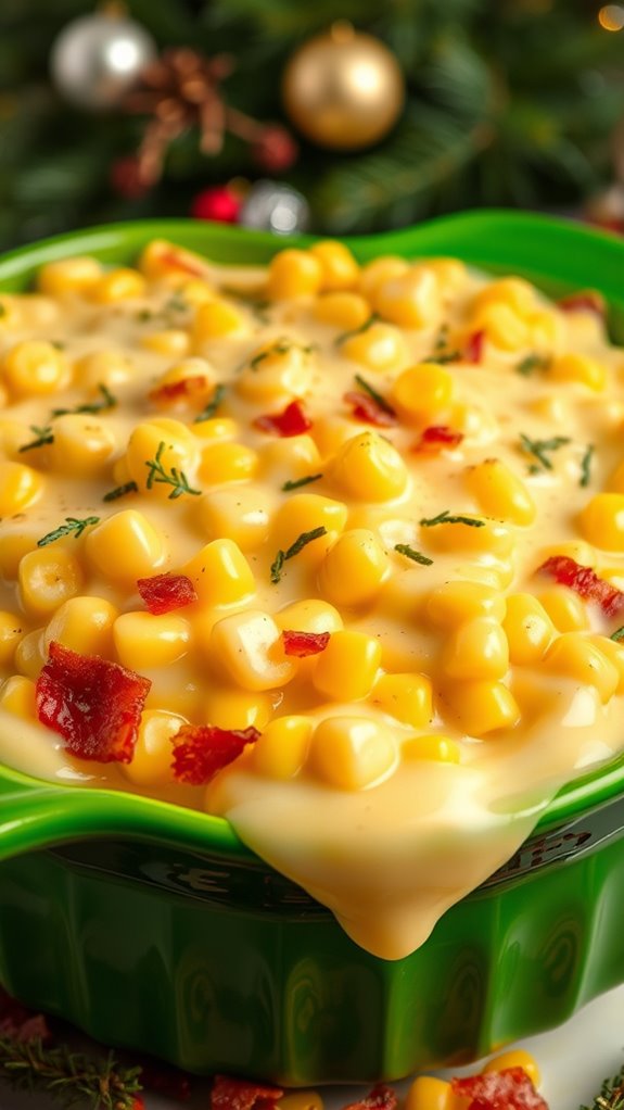 savory bacon corn casserole
