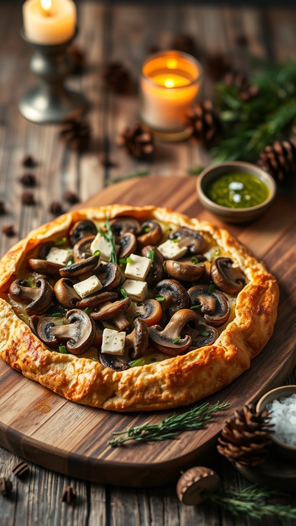 savory goat cheese tart