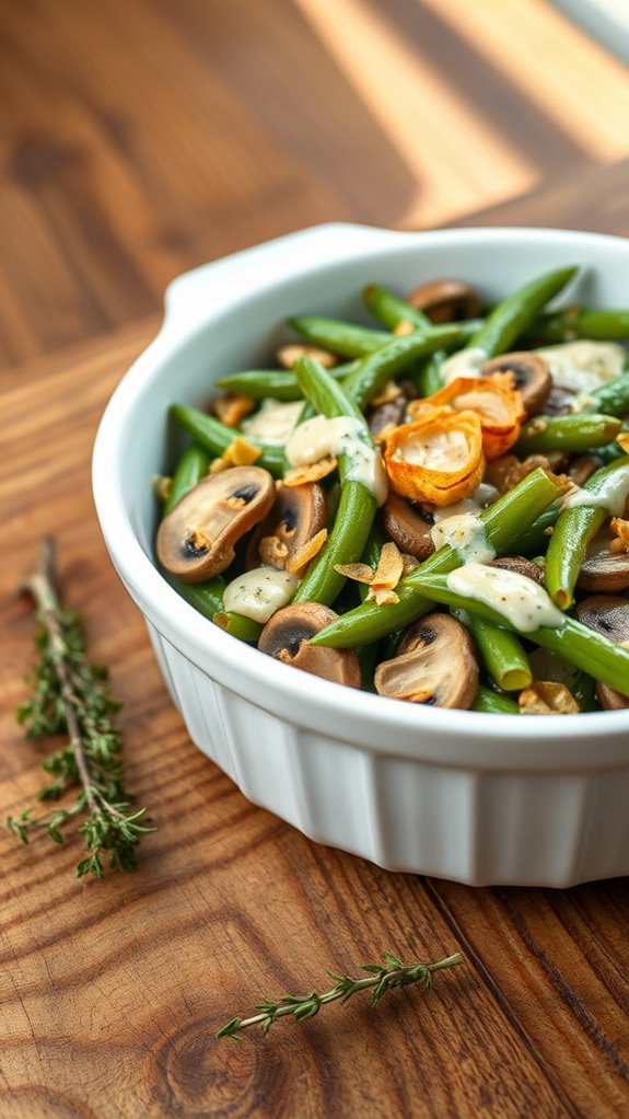 savory green bean casserole
