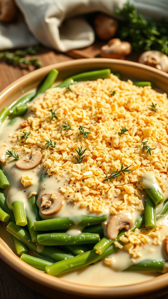 savory green bean casserole delight