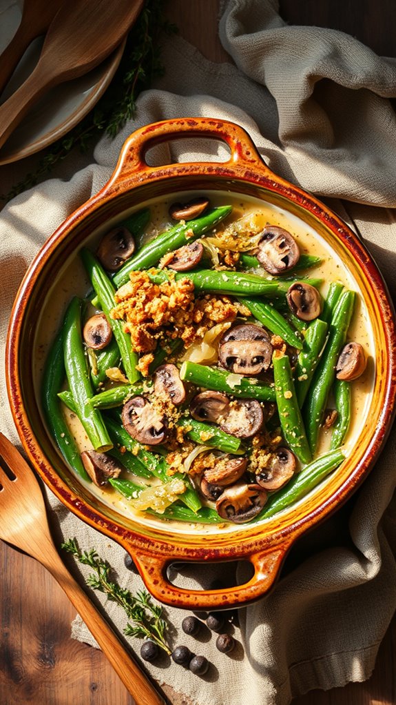 savory green bean casserole