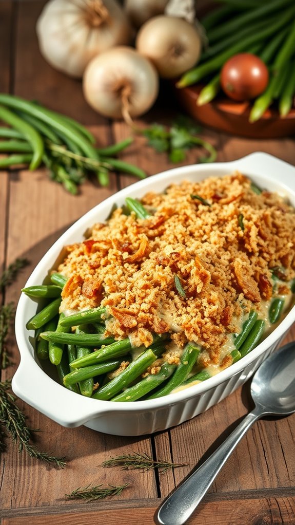 savory green bean casserole