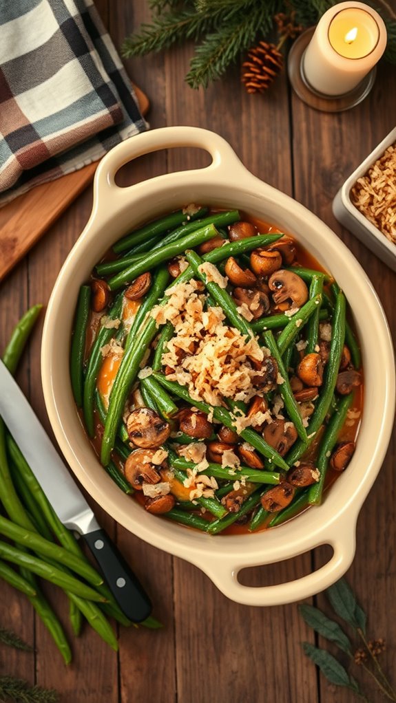 savory green bean casserole